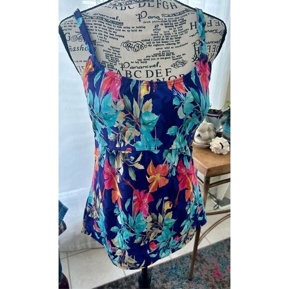 Unbranded Floral Tankini Top - Picture 7 of 7